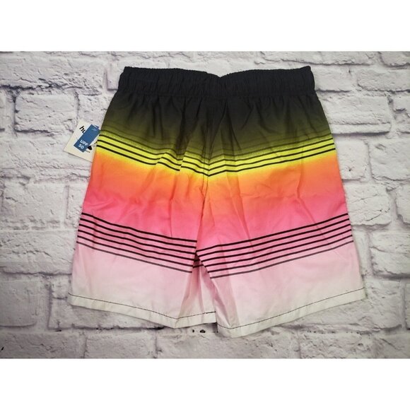 NEW Arizona Jean Co Boys Size Small 8 Husky Swim Trunks Neon Colors - Picture 3 of 3